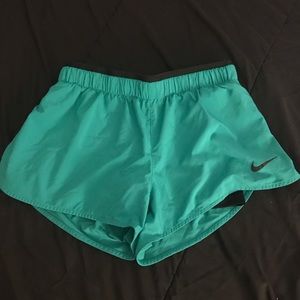 Nike running shorts.